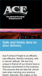 Mobile Screenshot of acefurniturefreight.co.nz