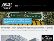 Tablet Screenshot of acefurniturefreight.co.nz